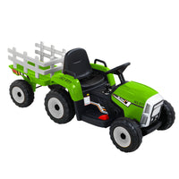 Electric Ride On Car Rigo Kids Ride On Cars Tractor Toy 12V Green