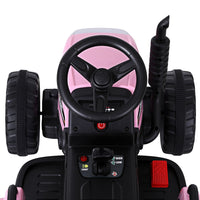 Kids Electric Ride On Car Tractor Toy Cars 12V Pink