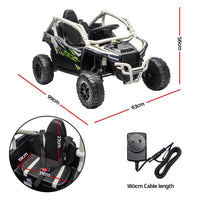 Kids Ride On Car Off-Road Licensed KRX1000 Electric Toy with Remote Control Music