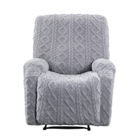 Artiss Recliner Chair Covers with Storage Side Pockets Grey