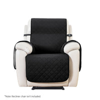 Recliner Chair Cover 100% Water Resistant Black