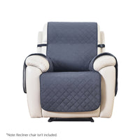 Artiss Recliner Chair Cover Water Repellent Non Slip Grey