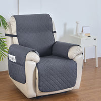 Recliner Chair Cover 100% Water Resistant Grey