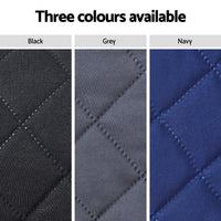Artiss Recliner Chair Cover Water Repellent Furniture Protector Armchair Slipcover, Navy Blue