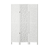 Artiss 3 Panel Room Divider Screen 122x170cm Clover White