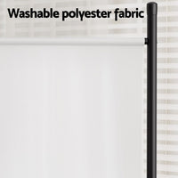 Artiss 3 Panel Room Divider Set of 2 Folding Privacy Screen Fabric Room Separator Partition White