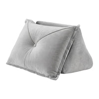 Giselle Bedding Back Pillow for Sitting in Bed, No-Collapse 25D High-Density Base, Ergonomic Lumbar Support Pillow for Gaming, Nursing & Floor Tatami, 90% Shredded Sponge Cushion with Washable Velvet Cover