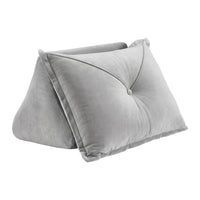 Giselle Bedding Back Pillow for Sitting in Bed, No-Collapse 25D High-Density Base, Ergonomic Lumbar Support Pillow for Gaming, Nursing & Floor Tatami, 90% Shredded Sponge Cushion with Washable Velvet Cover
