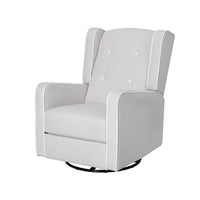 Recliner Armchair 360� Swivel Grey Fabric