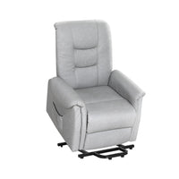 Recliner Chair Lift Assist Chair Leather Grey