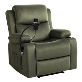 Artiss Recliner Chair Heated Massage Chair with Phone Holder Velvet