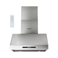 Devanti 900mm Range Hood 3-Speed Fan LED Display Remote Control