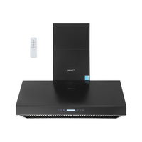 Devanti 1200mm Commercial BBQ Range Hood Dual Motor W/ Remote Control Black