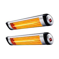 Devanti 2PCS Electric Radiant Strip Heater Outdoor Indoor Patio Infrared Heaters 2000W