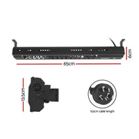 Devanti 2PCS Electric Strip Heater Radiant Infrared Heaters 2000W