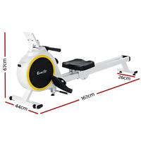 Rowing Machine 16 Levels Magnetic Rower Home Gym Cardio Workout