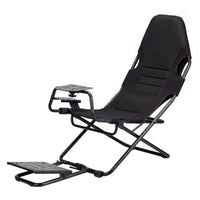 Artiss Steel Foldable Racing Simulator Cockpit Seat Wheel Stand Gear Shifter Mount Black