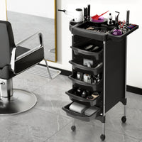 Embellir Salon Trolley Cart Spa Beauty Rolling Tray Hairdressing Storage 6 Tiers