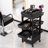 Embellir 6-Tier Salon Trolley Cart on Wheels Barber Mobile Hairdressing Cart