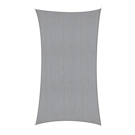 Instahut Sun Shade Sail Cloth 98% UV Block Outdoor Canopy Rectangle 2X5M Grey