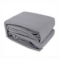 Instahut Sun Shade Sail Cloth 98% UV Block Outdoor Canopy Rectangle 2X5M Grey