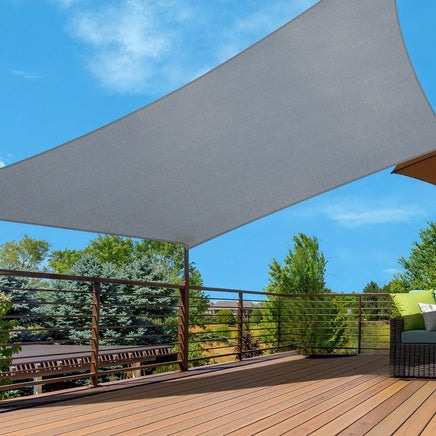 Instahut Sun Shade Sail Shadecloth Canopy Rectangle 280gsm 4x6m
