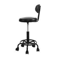 2x Salon Stool Swivel Chair Backrest