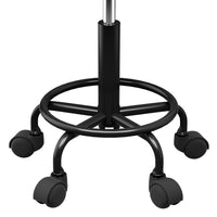 Salon Stool Square Swivel Chair Black