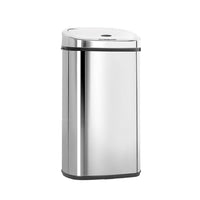 50L Motion Sensor Bin Rubbish Automatic Silver