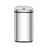 50L Motion Sensor Bin Rubbish Automatic Silver