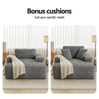 Artiss Sofa Bed Lounge Chair Recliner Couch Reading Chairs Sleeper Cloud Sofas