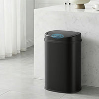 Devanti 50L Sensor Bin Motion Rubbish Automatic Black
