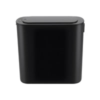 Devanti Automatic Trash Bin with Lid 11L Motion Sensor Kitchen Bin Touchless Garbage Can Modern Black Plastic Slim Rubbish Bin with Liner Holder for Kitchen, Home, Office