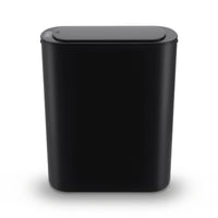 Devanti Automatic Trash Bin with Lid 21L Motion Sensor Kitchen Bin Touchless Garbage Can Modern Black Plastic Slim Rubbish Bin with Liner Holder for Kitchen, Home, Office
