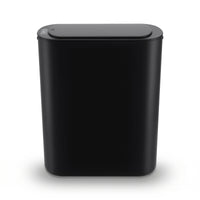 Devanti Automatic Trash Bin with Lid 25L Motion Sensor Kitchen Bin Touchless Garbage Can Plastic Slim Rubbish Bin with Liner Holder for Kitchen, Home, Office, Black