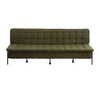 Artiss Sofa Bed, 1.9m 3-Seater Soft Innerspring Adjustable Couch Futon Chair for Apartment Dorm Living Room Office Study Bedroom, Green
