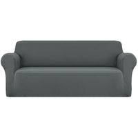 Sofa Cover Couch Covers 4 Seater Stretch Grey