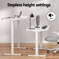 Artiss 120cm Electric Standing Desk with Mini Peal Exercise Bike Home Office