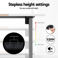 Artiss 360mm Treadmill Electric Walking Pad with140cm Automatic Standing Desk