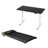 Artiss 120cm Automatic Standing Desk with 400mm Electric Walking Pad Treadmill