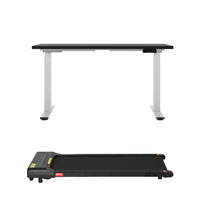 Artiss 120cm Automatic Standing Desk with 400mm Electric Walking Pad Treadmill