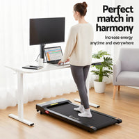 Artiss Electric Treadmill with 140cm Automatic Standing Desk Walking Pad 400mm- 400PAD