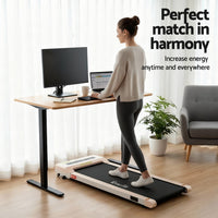 Artiss Electric Treadmill with 120cm Automatic Standing Desk Walking Pad 360mm