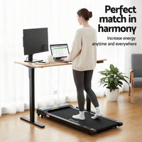 Artiss Electric Treadmill with 120cm Automatic Standing Desk Walking Pad 400mm- BKNT-400PAD