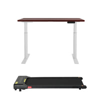 Artiss 120cm Automatic Standing Desk with 400mm Electric Walking Pad Treadmill