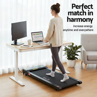 Artiss Electric Treadmill with 120cm Automatic Standing Desk Walking Pad 400mm- NW-400PAD