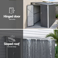 Giantz Garden Shed 118x238cm Lean To Bike Shelter Backyard Outdoor Storage