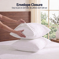 Giselle Kingsingle 500TC Cotton 4Pcs Sheet Set with 40cm Extra Deep Pocket for Thick Mattresses Sateen Weave for Sweaty Nights White