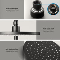 Cefito 9'' Rain Shower Head Set Handheld Round High Pressure Mixer Tap Chrome