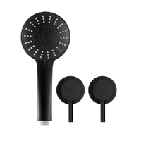 Cefito 4.5" Handheld Shower Head Round with Wall Twin Swivel Bathroom Tap